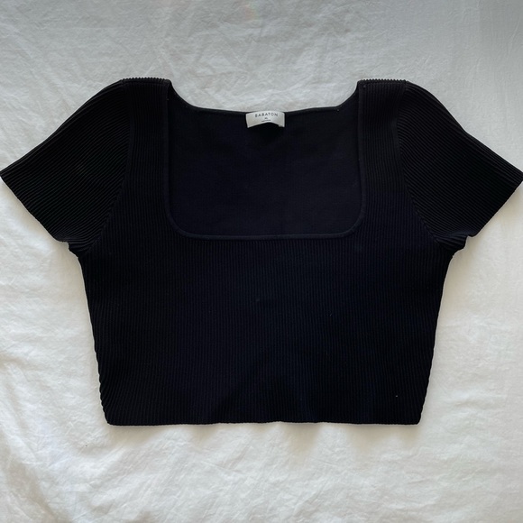 ARITZIA Sculpt Knit Squareneck Top - Picture 4 of 5